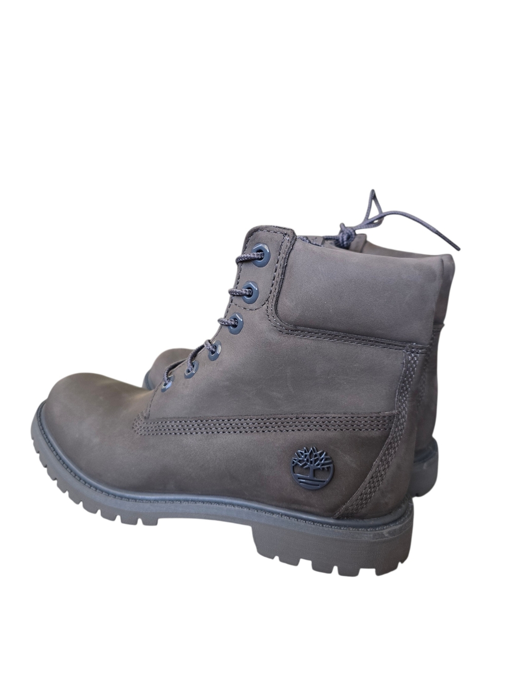 Timberland Women's Premium 6" Combat & Lace-Up Brown Nubuck Lace-Up Boots Size 7